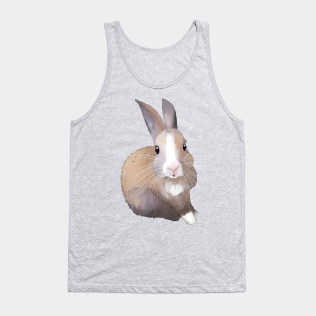 Brown Baby Rabbit _ Bunniesmee Tank Top by GambarGrace